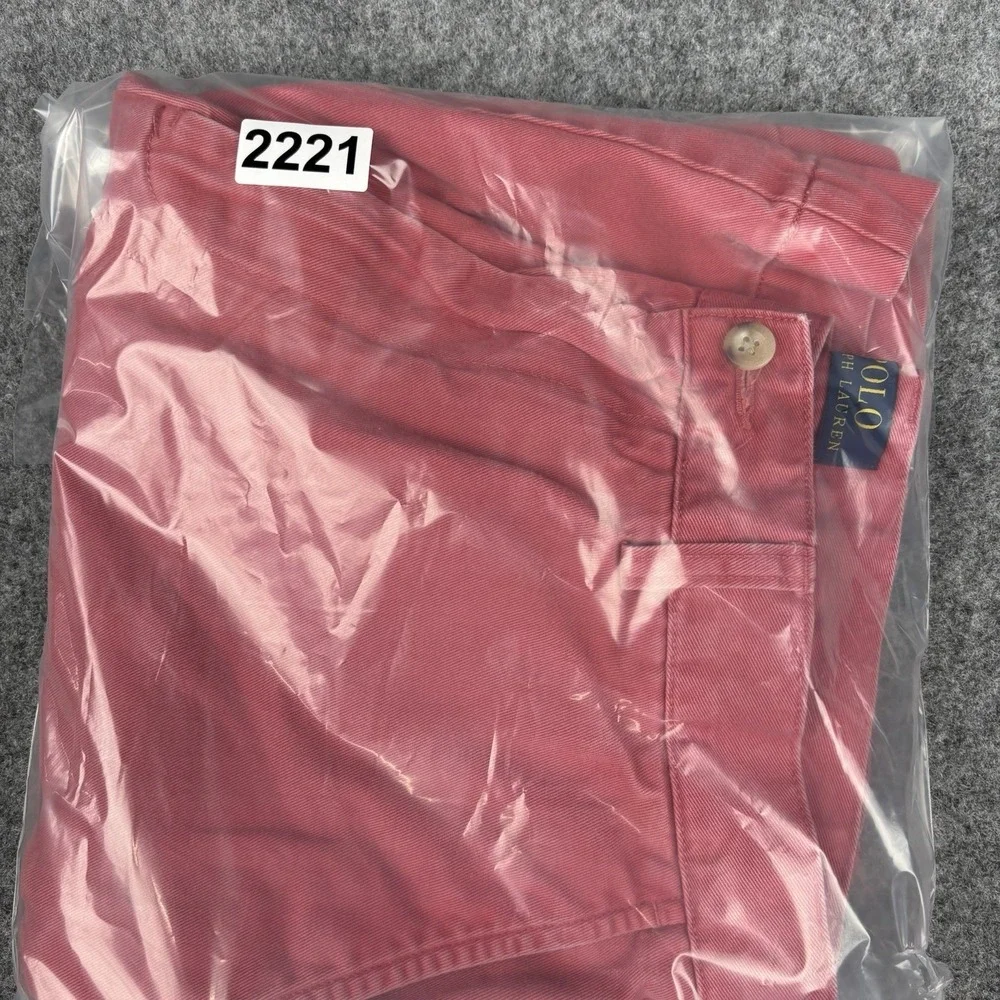 Polo Ralph Lauren Chino Shorts Men's 34 (Fits 30) Salmon Preppy Y2K Classic Pink